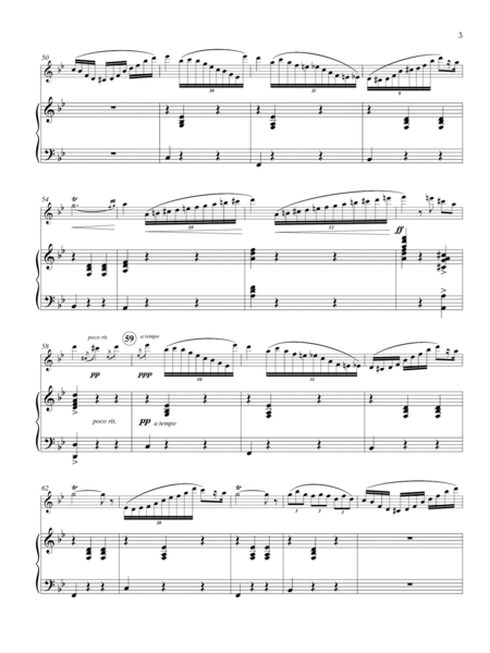 Valse Caprice for Flute and Piano