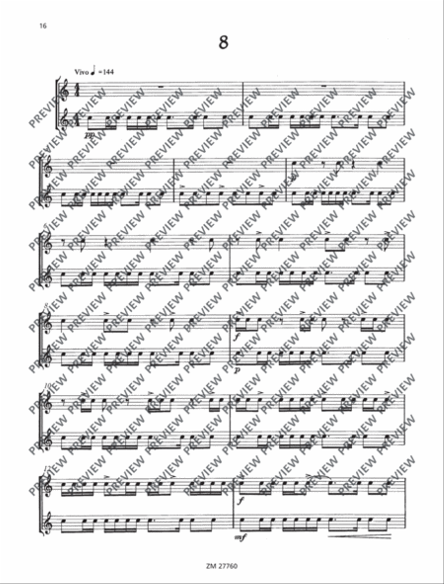 Fifteen Études Fifteen Études Snare Drum scores gallery preview page 17