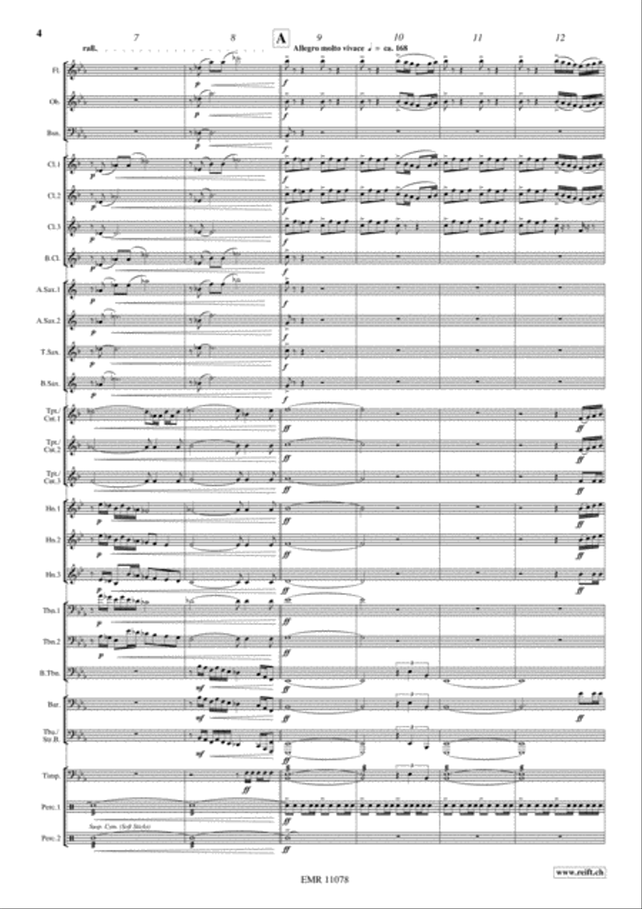 Prelude For An Eternal Friendship Concert Band scores gallery preview page 5