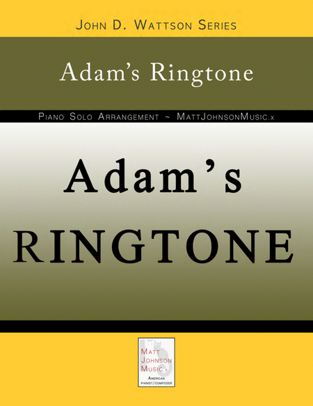 Adam’s Ringtone • John D. Wattson Series image number null