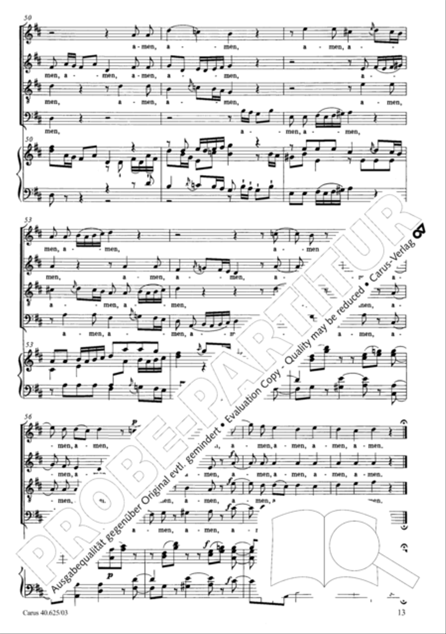 Missa brevis in D Major, K. 194 4-Part scores gallery preview page 14