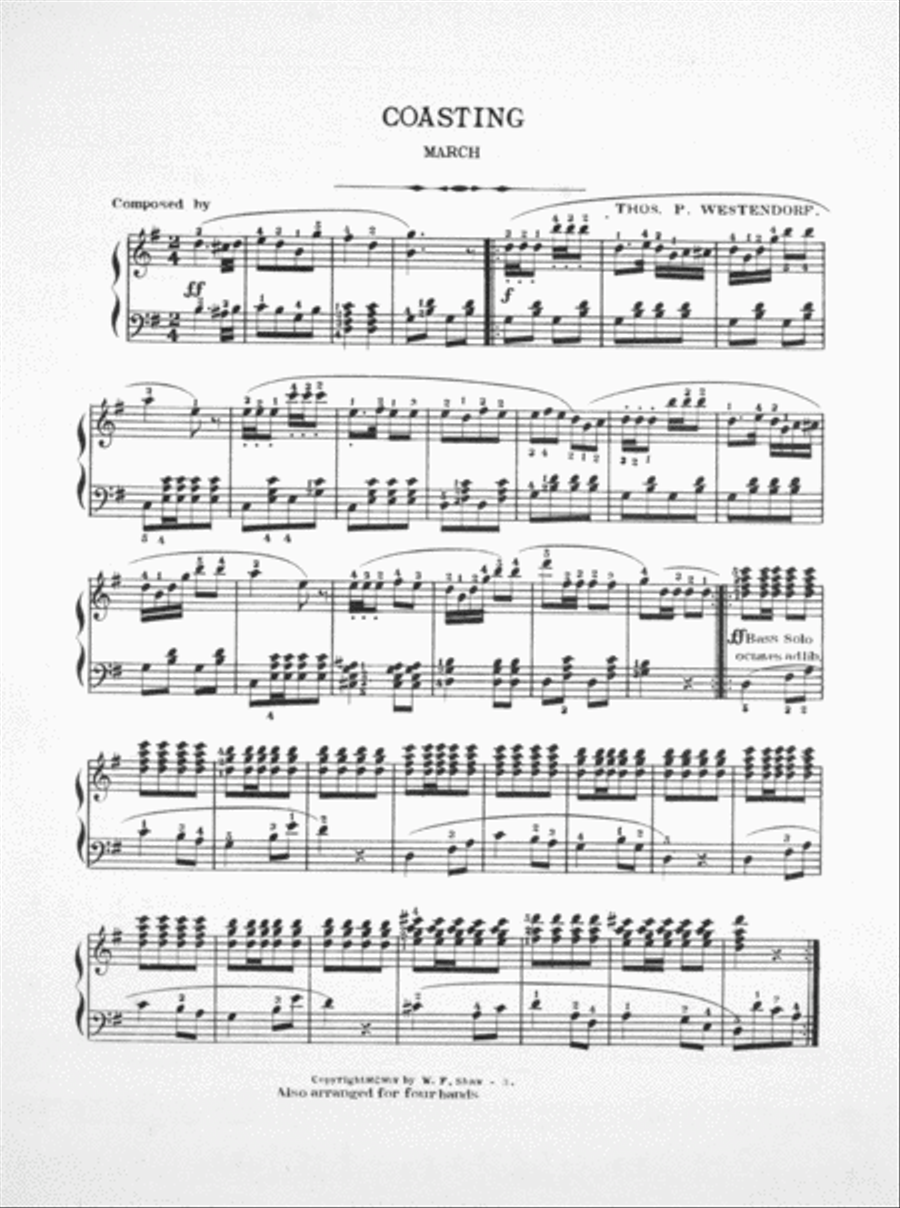 Fun and Frolic. Coasting Piano Solo scores gallery preview page 2