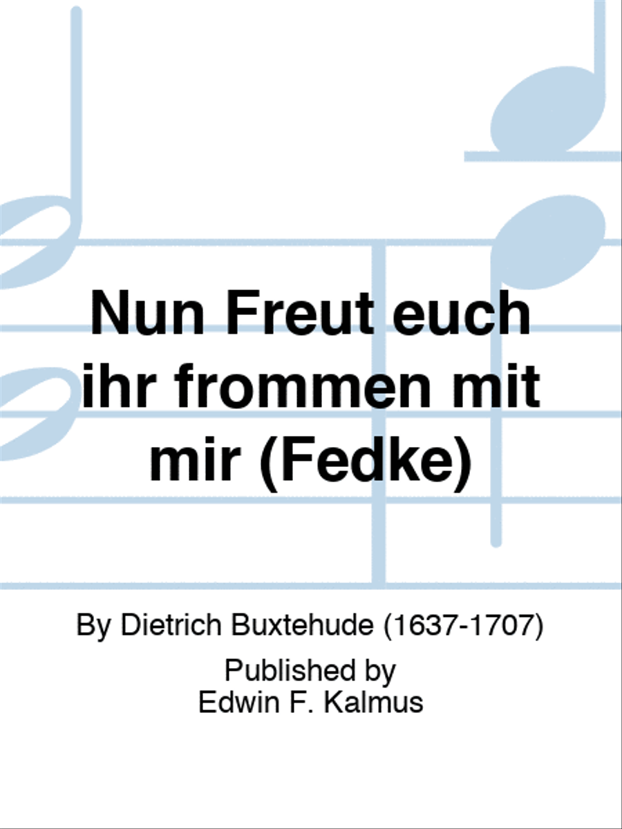 Nun Freut euch ihr frommen mit mir (Fedke) Score scores gallery preview page 1