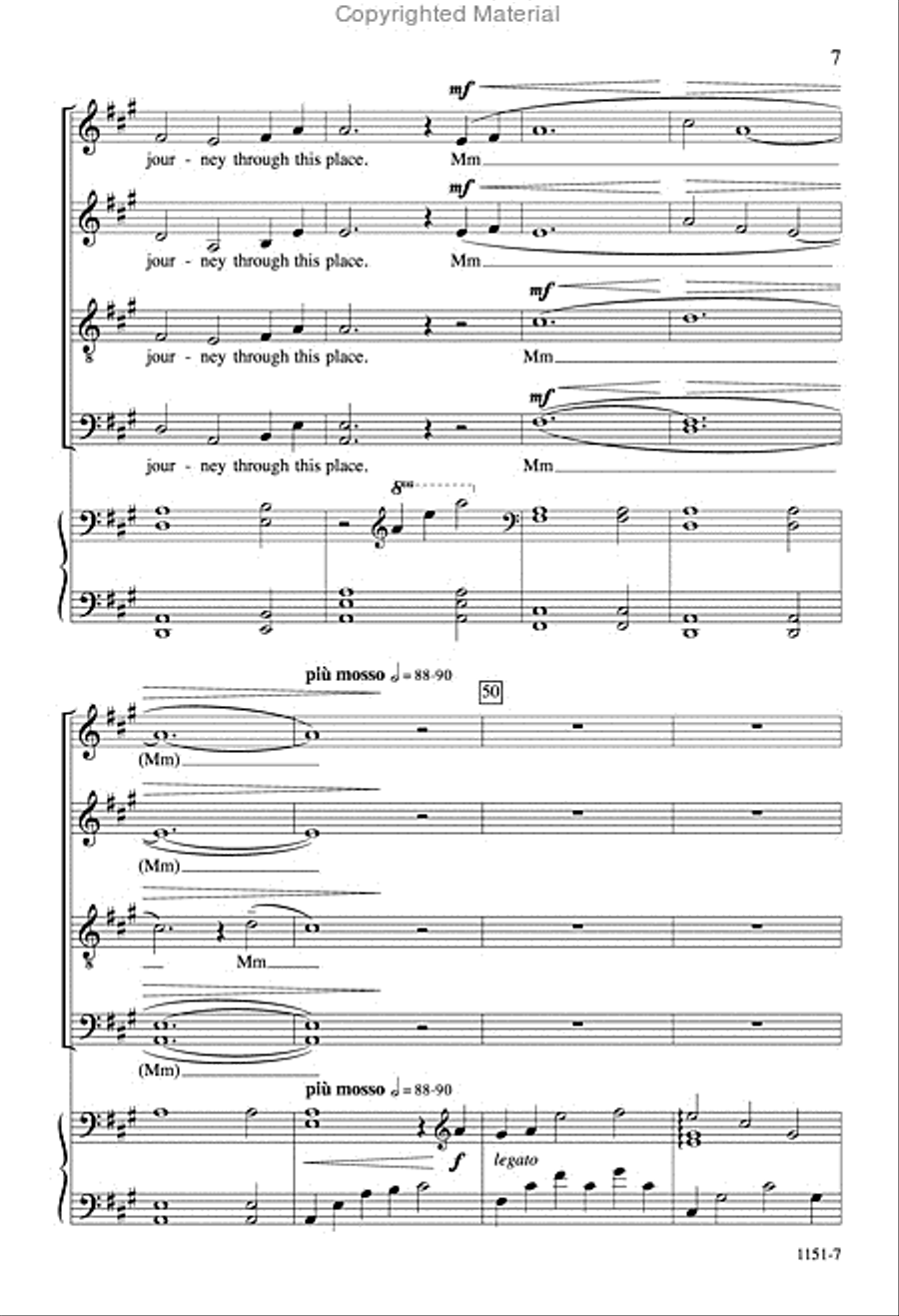 Woven Together - SATB Octavo 4-Part scores gallery preview page 6