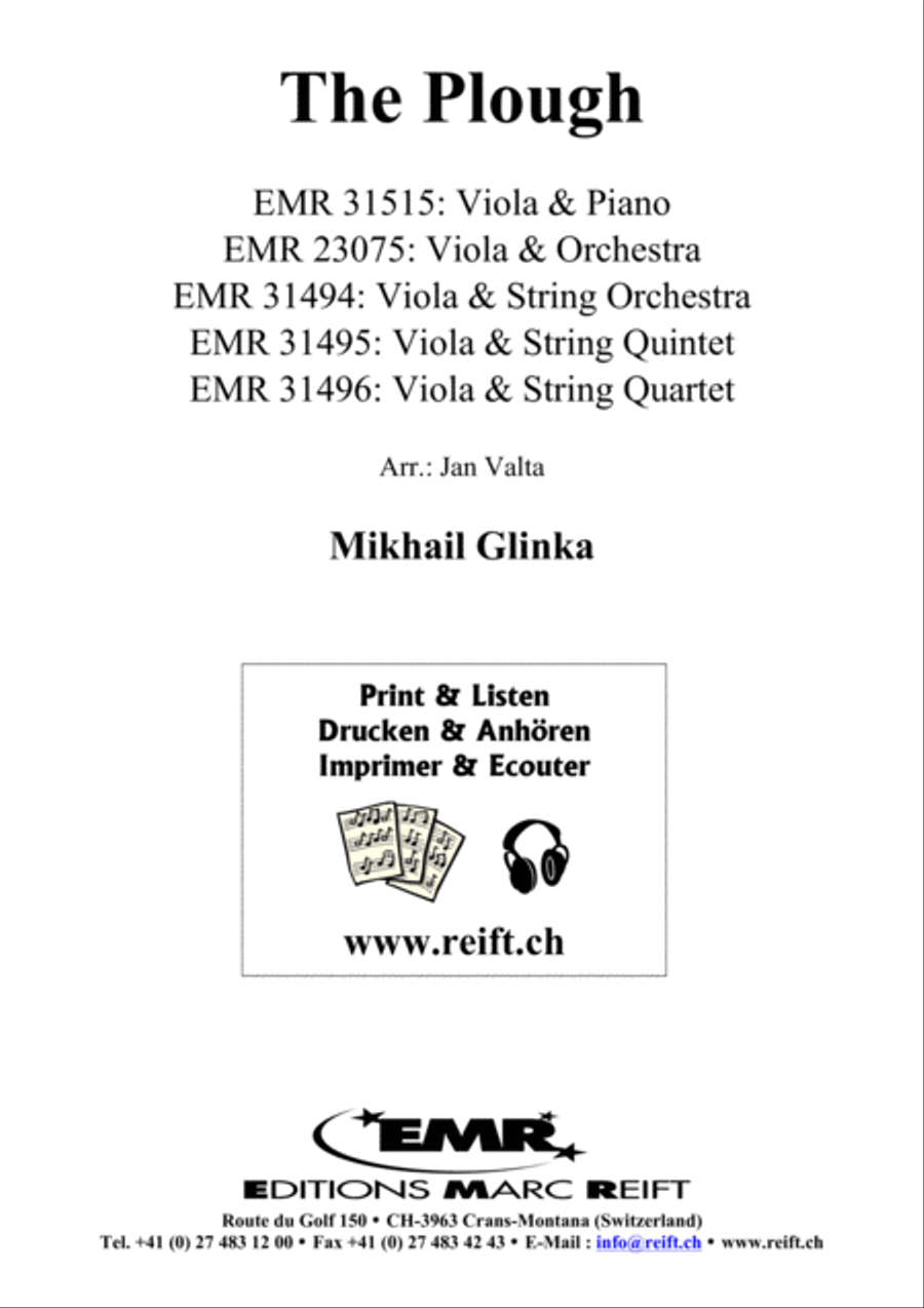 The Plough The Plough Viola scores gallery preview page 1