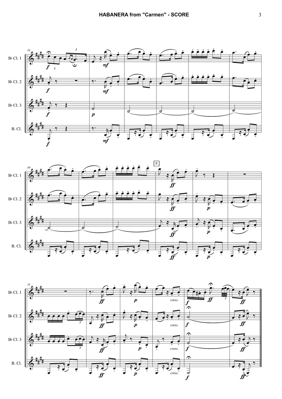 Habanera from 