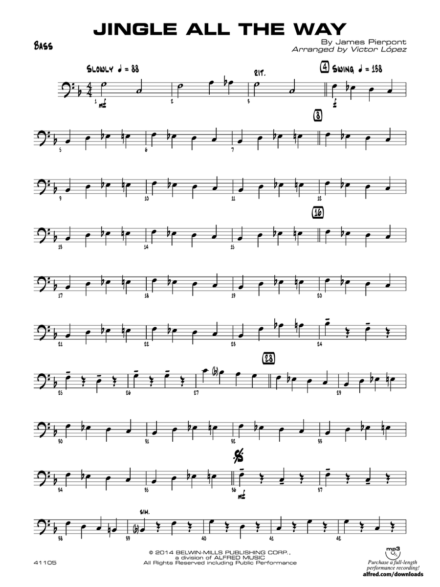 Jingle All the Way: String Bass