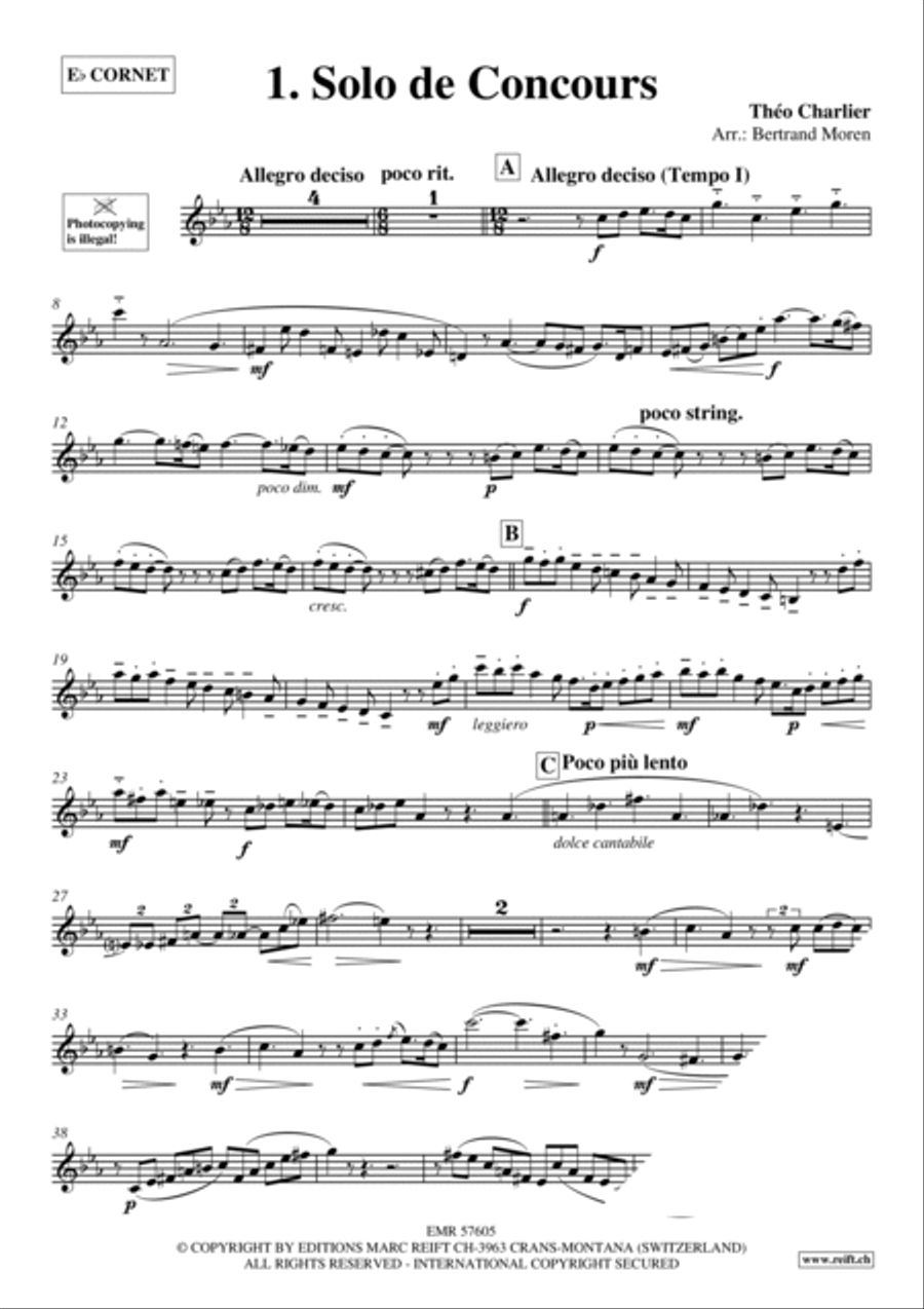 1. Solo de Concours 1. Solo de Concours Cornet scores gallery preview page 3