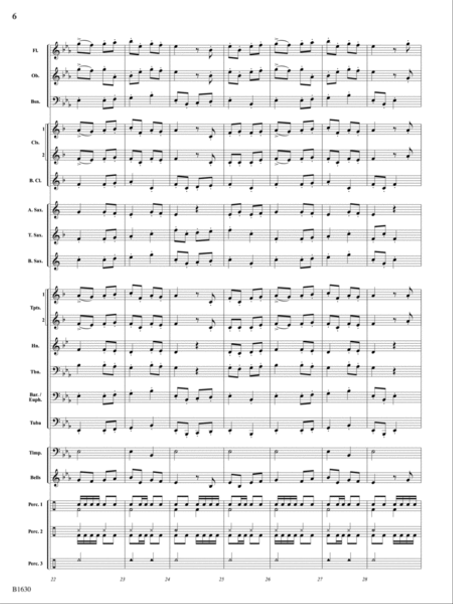 March to Buckingham Palace: Score Concert Band scores gallery preview page 6