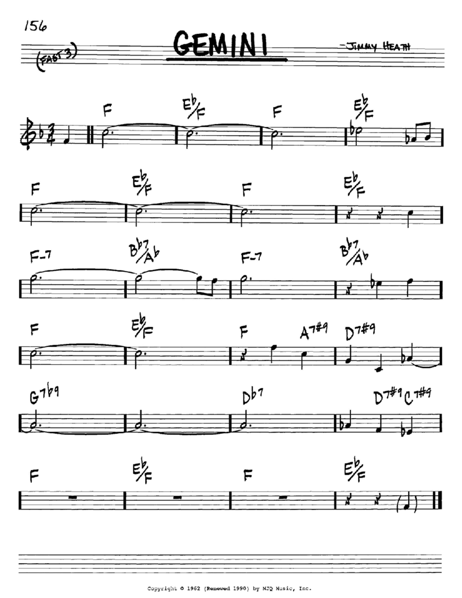 Gemini Gemini B-Flat Instrument scores gallery preview page 1