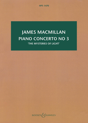 Book cover for Piano Concerto No. 3 ("The Mysteries of Light")