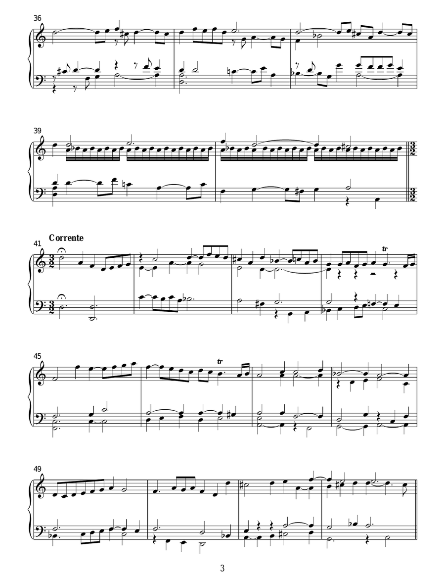Partite Sopra Passacagli Partite Sopra Passacagli Piano Solo scores gallery preview page 3