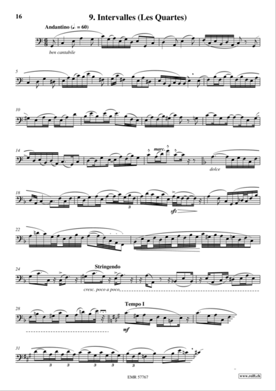 36 Etudes Transcendantes Bassoon Solo scores gallery preview page 11