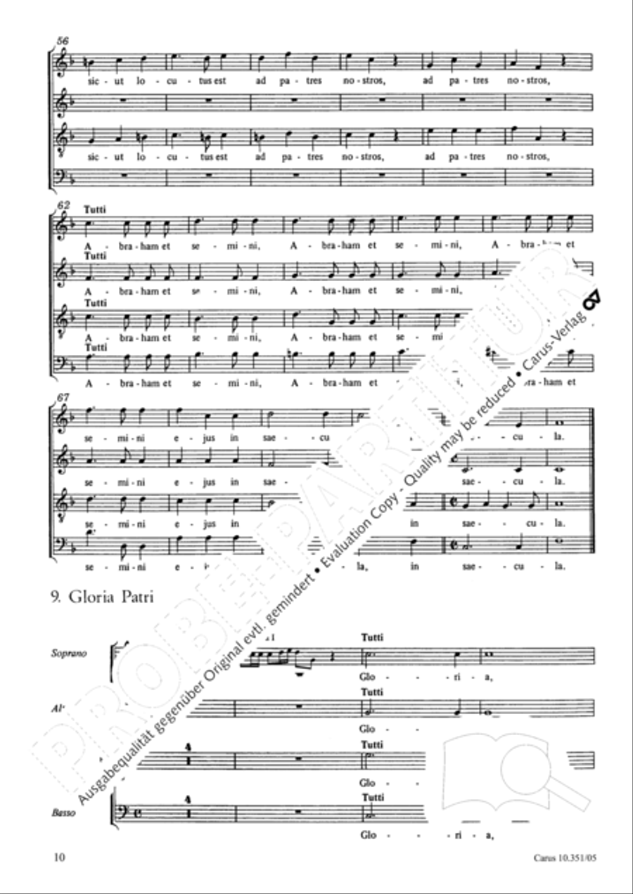 Magnificat 4-Part scores gallery preview page 11