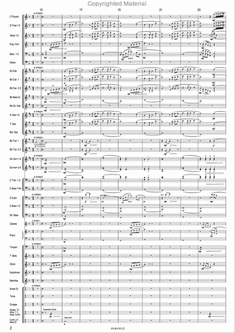 The Father Sun Concert Band scores gallery preview page 4