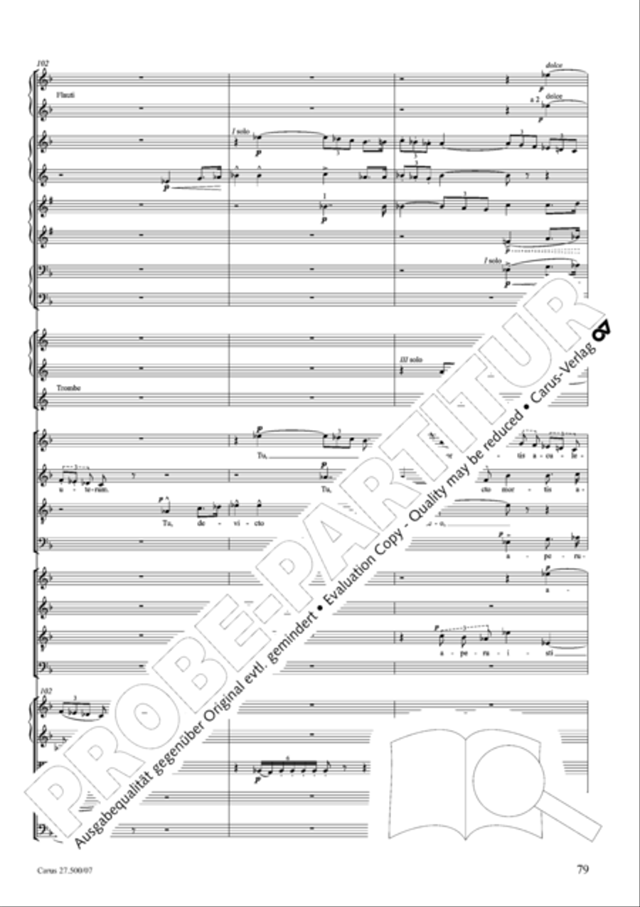 Quattro pezzi sacri Orchestra scores gallery preview page 80
