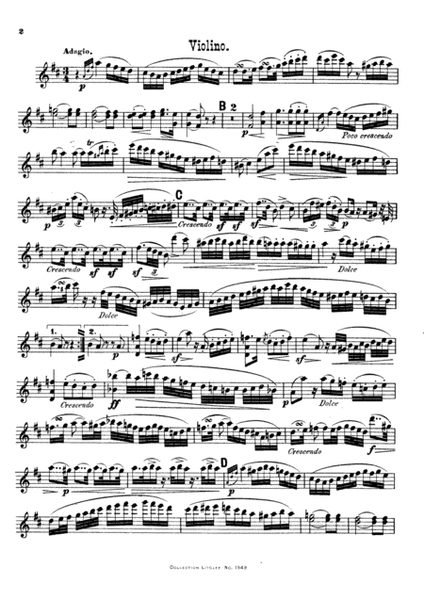 Beethoven's Serenade Op. 8, Arranged for 3 Violins