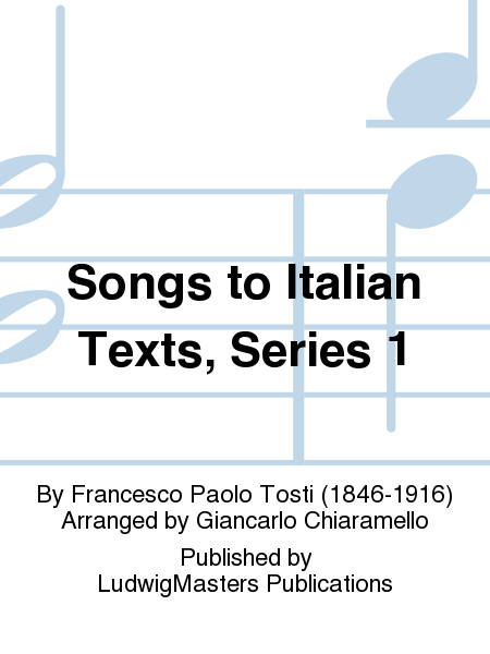 Songs to Italian Texts, Series 1