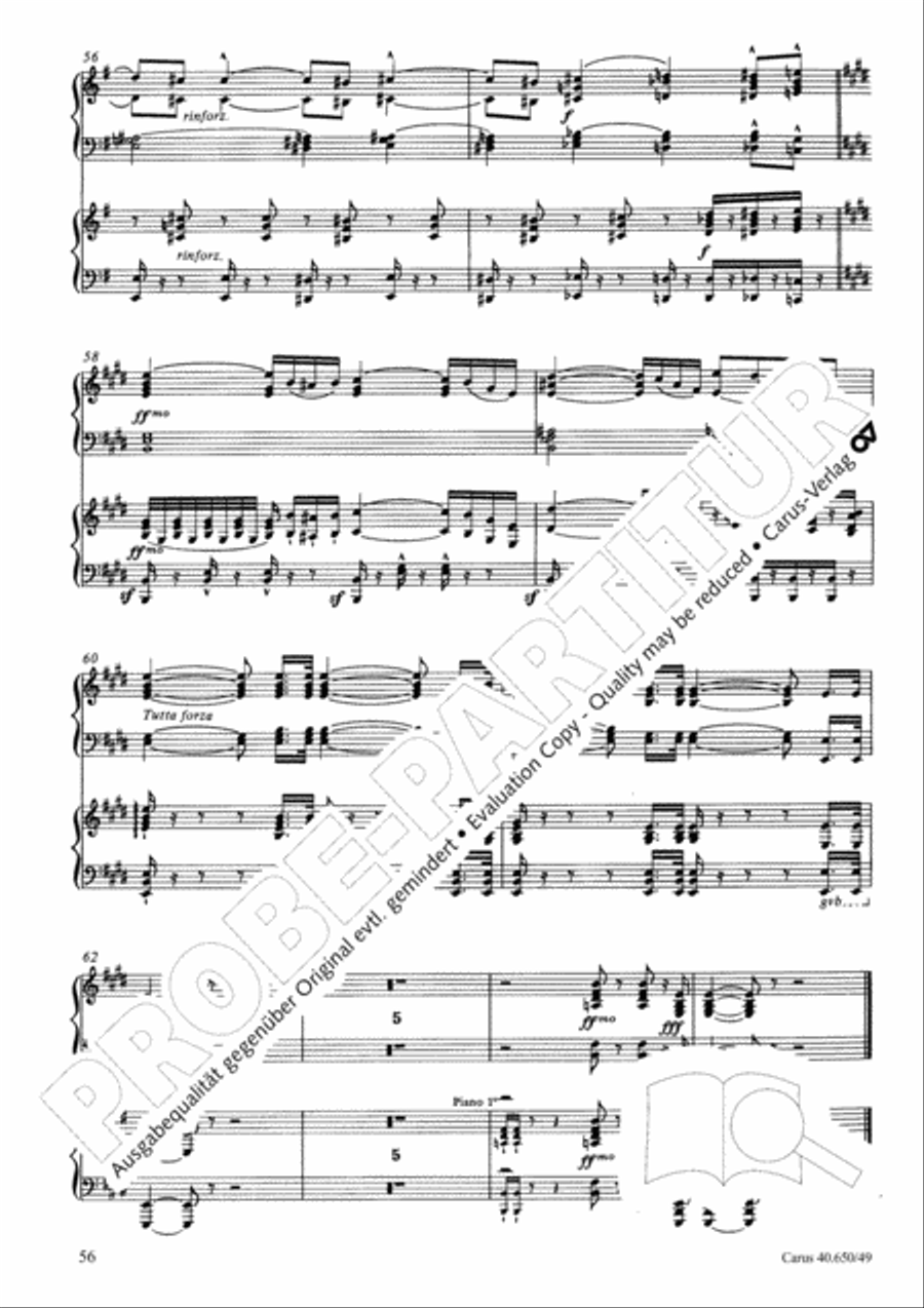 Petite Messe solennelle 4-Part scores gallery preview page 57