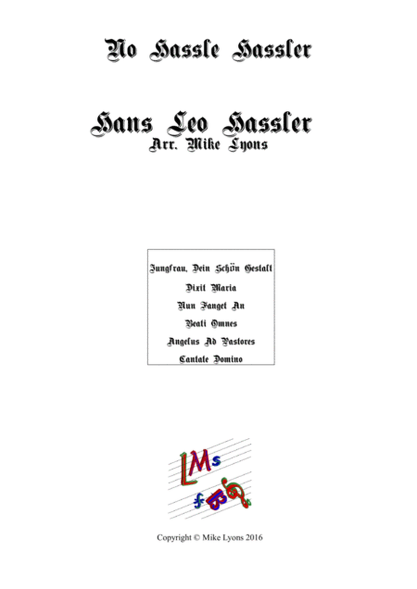 No Hassle Hassler (Brass Quartet) image number null