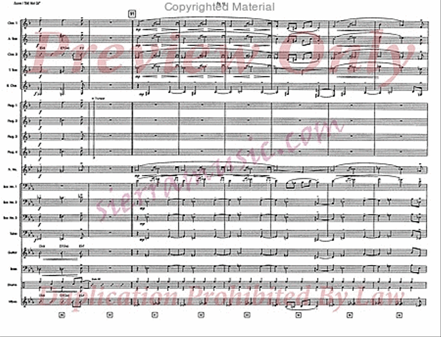 Bill, Not Gil Bill, Not Gil Jazz Ensemble scores gallery preview page 13