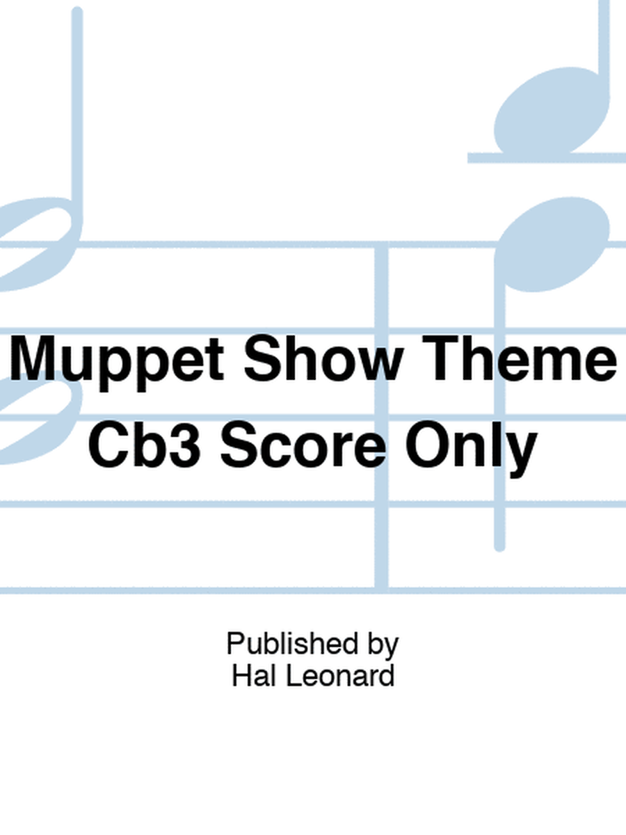 Muppet Show Theme Cb3 Score Only