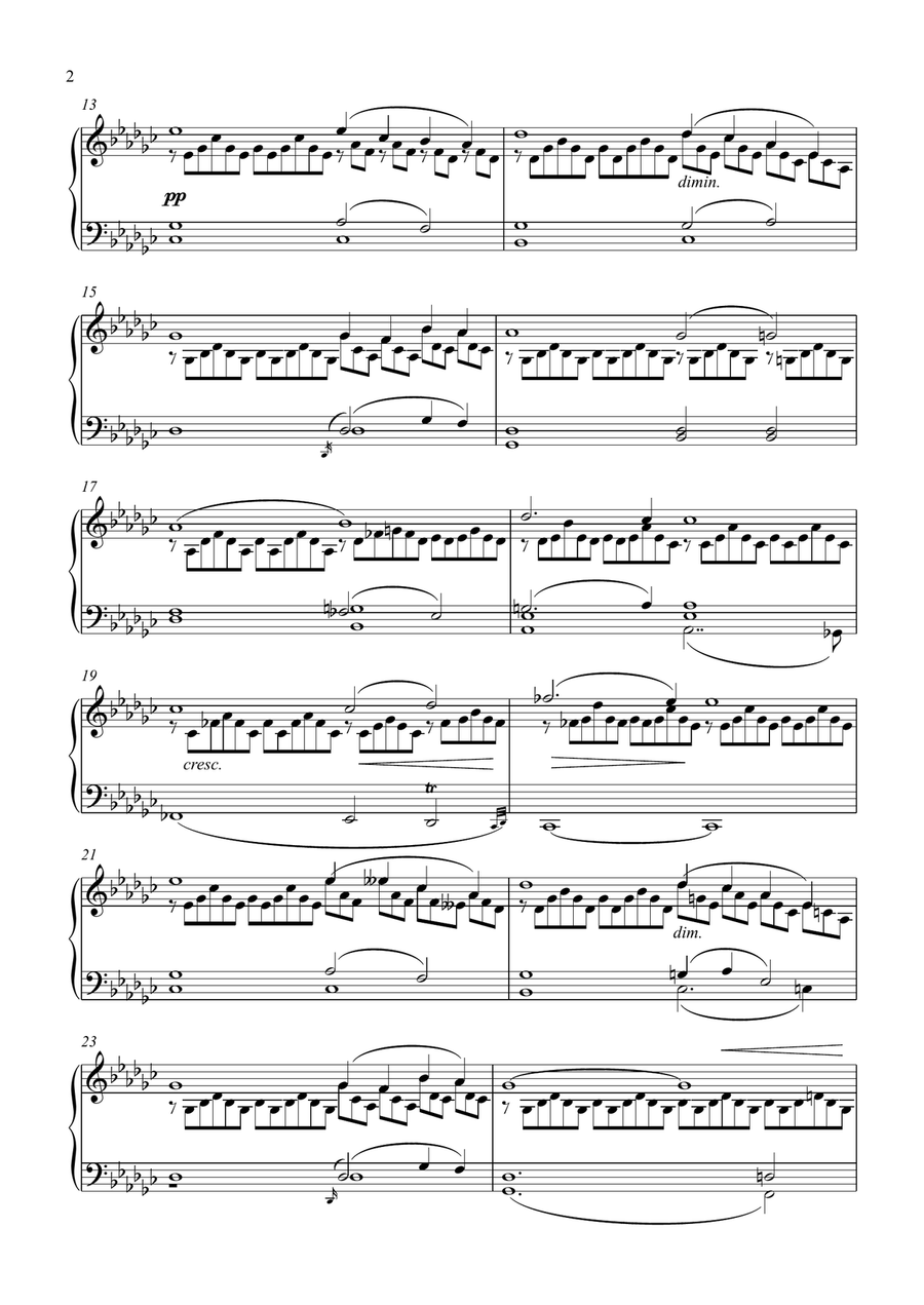 Schubert - Impromptu No.3 in G flat major D.899/Op.90 Piano Solo scores gallery preview page 2