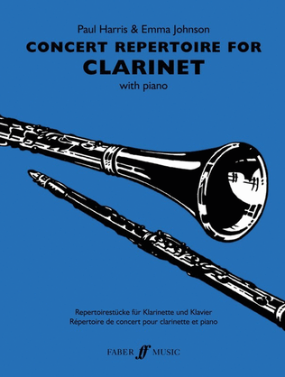 Book cover for Concert Repertoire Clarinet/Piano