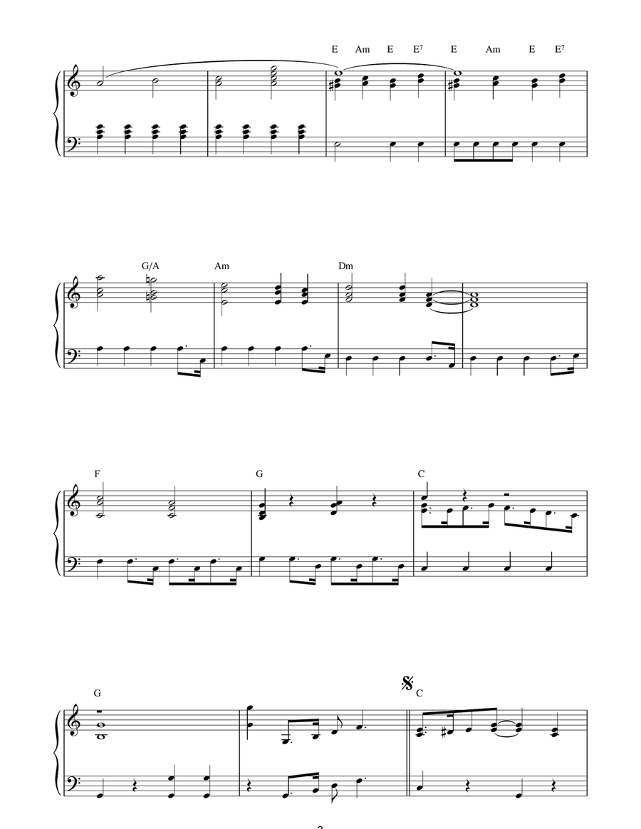 When I'm Sixty-Four Piano Solo scores gallery preview page 3
