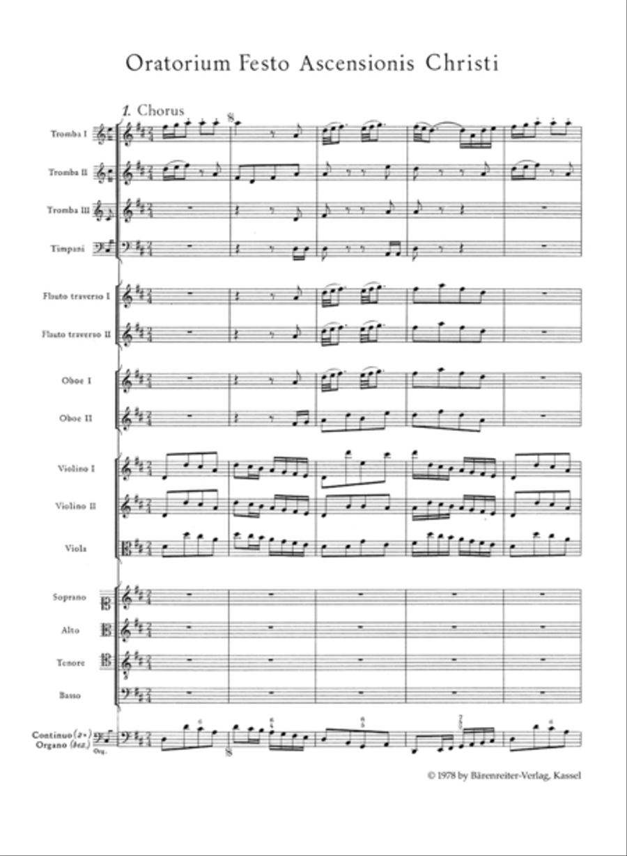 Ascension Oratorio BWV 11