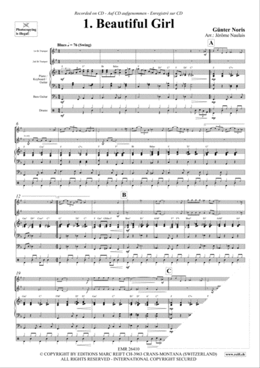 Let's Dance Volume 1 Trumpet Duet scores gallery preview page 3