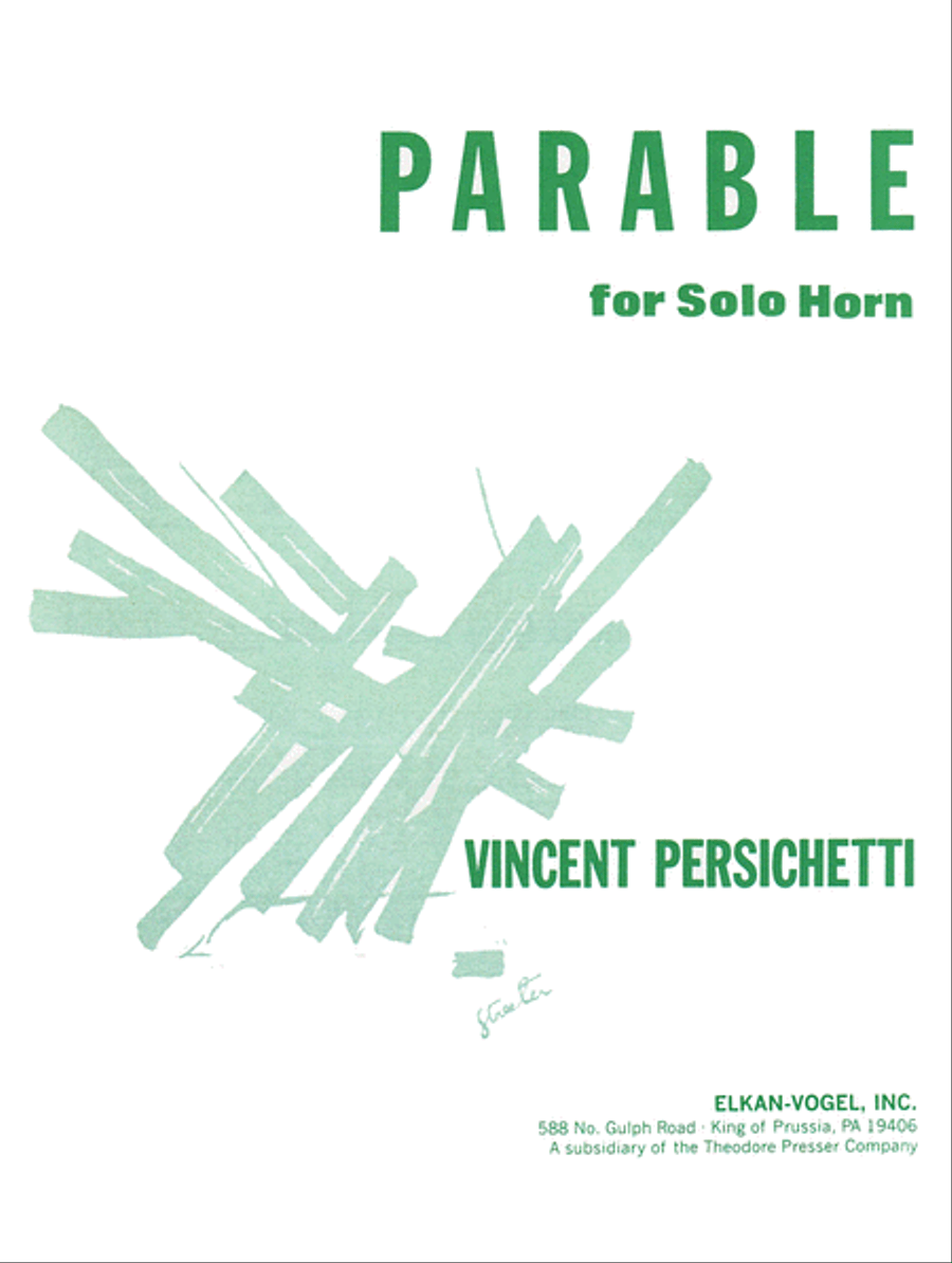 Parable For Solo Horn