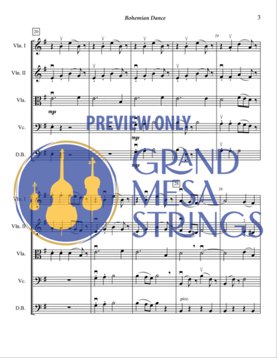 Bohemian Dance Bohemian Dance String Orchestra scores gallery preview page 4
