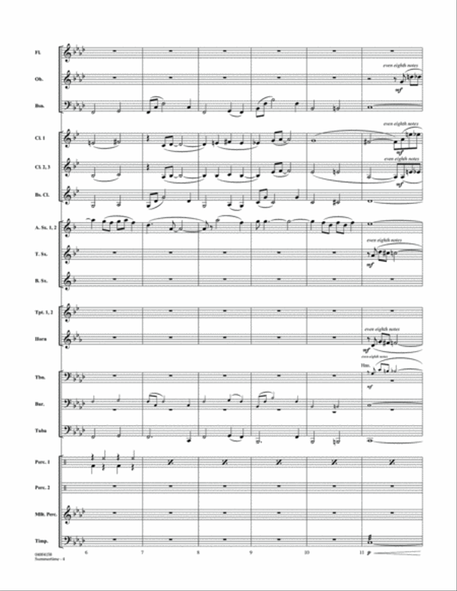 summertime-from-porgy-and-bess-conductor-score-full-score-by