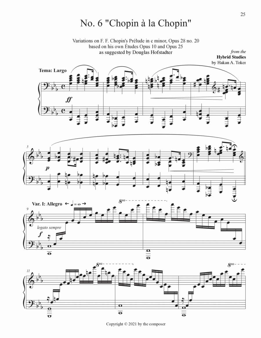Hybrid Study No. 6 Piano Method scores gallery preview page 1