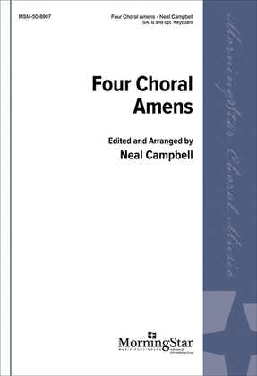 Book cover for Four Choral Amens