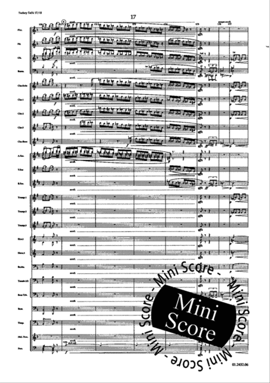 Turkey Talk Concert Band scores gallery preview page 21