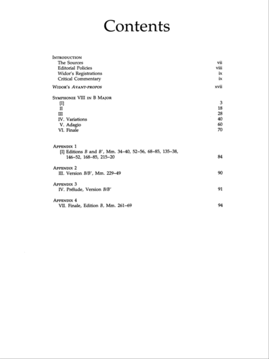 Symphonie VIII in B Major Organ scores gallery preview page 2