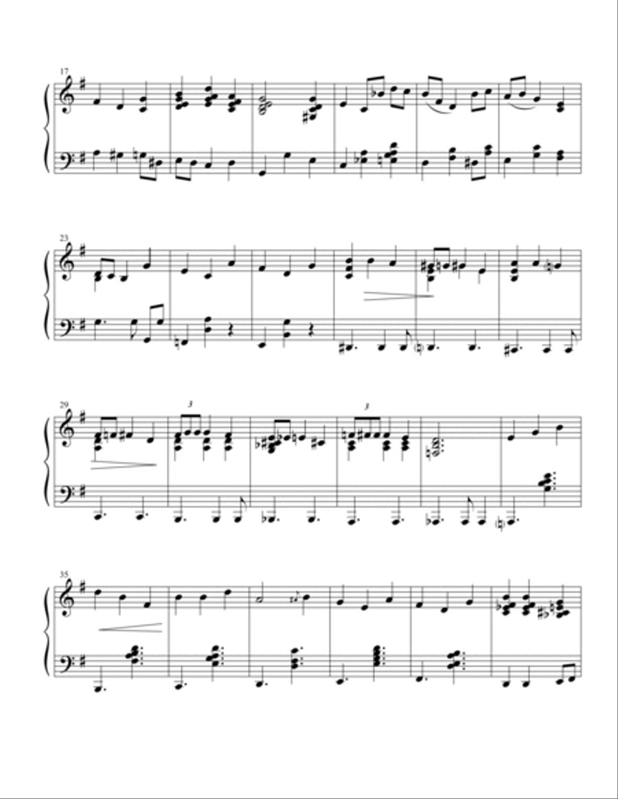 Immortal Invisible God Only Wise Harpsichord scores gallery preview page 3