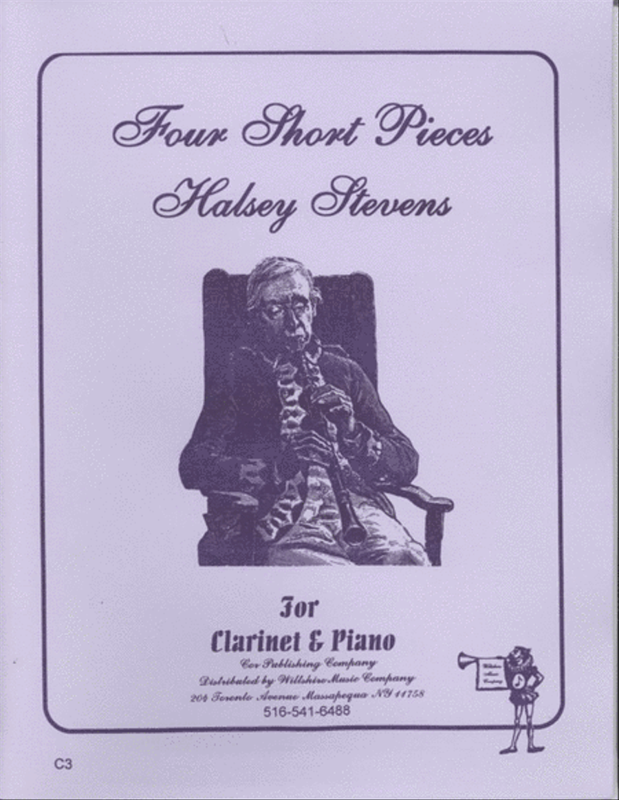 Four Short Pieces Four Short Pieces Clarinet Solo scores gallery preview page 1