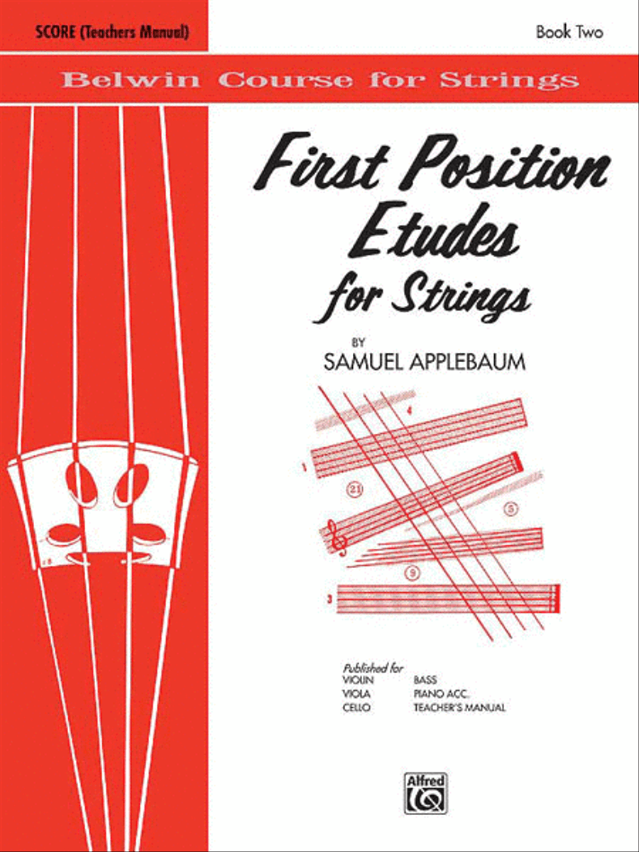 First Position Etudes for Strings Chamber Orchestra scores gallery preview page 1