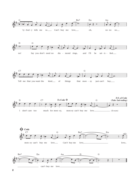 Can't Buy Me Love (from The Daily Ukulele) (arr. Liz and Jim Beloff)