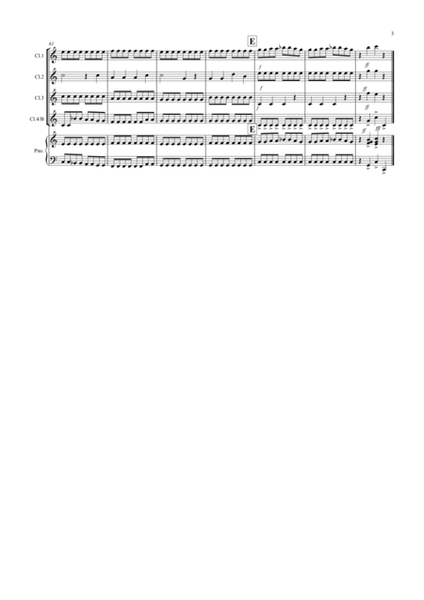 Schubert Rocks for Clarinet Quartet