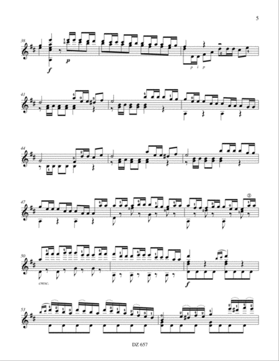 L'Italiana in Algeri Classical Guitar scores gallery preview page 5