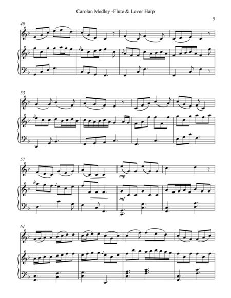 Carolan Medley, Duet for Flute & Lever Harp image number null