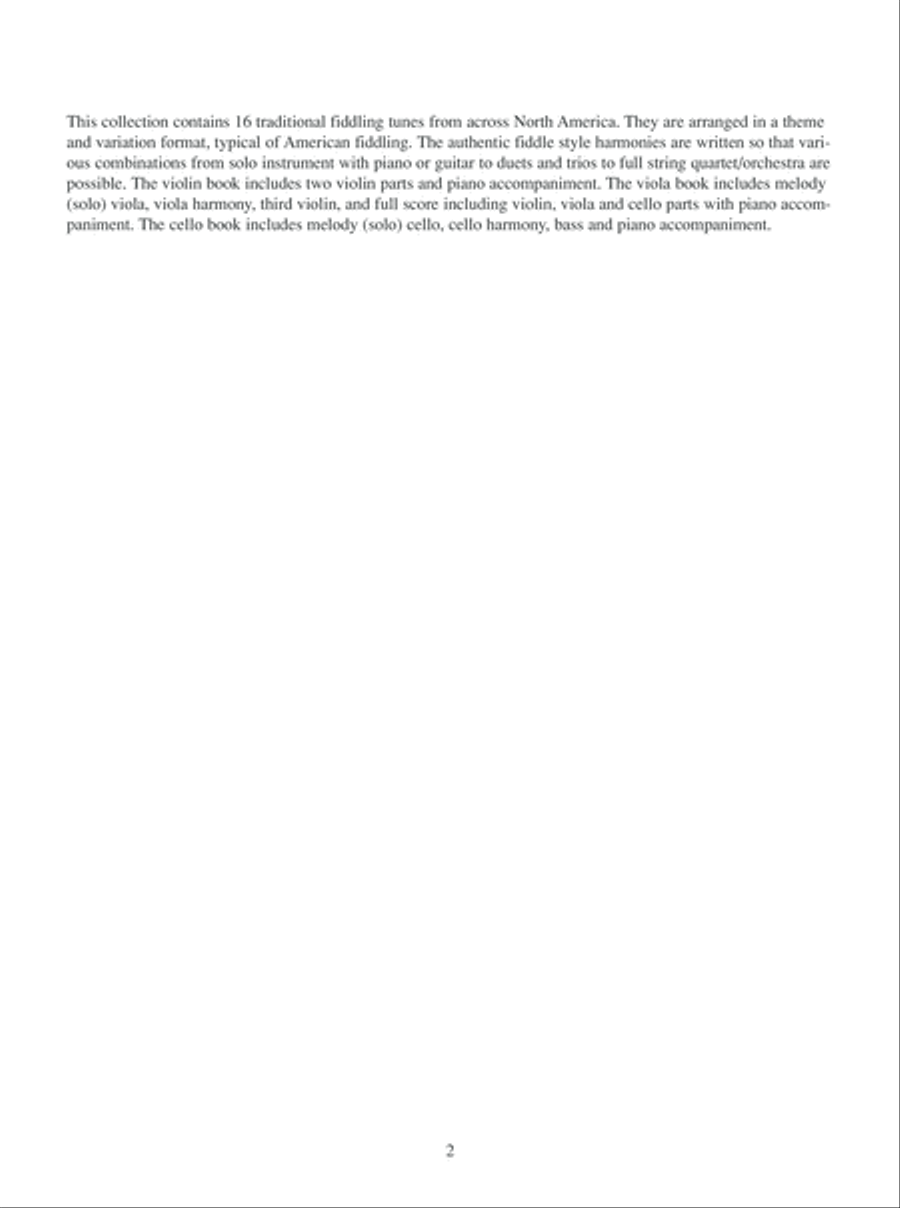 American Fiddle Tunes for Solo and Ensemble - Violin 1&2 Violin Solo scores gallery preview page 3
