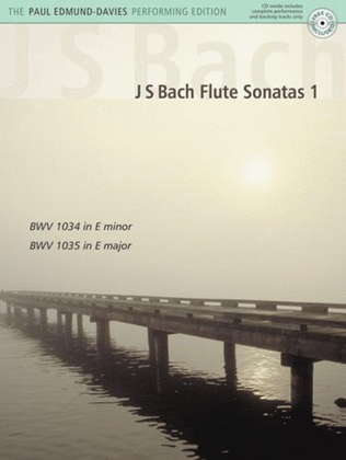 Book cover for J.S. Bach Flute Sonatas Book 1