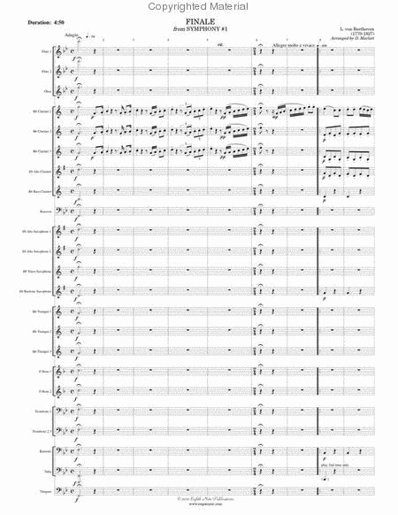 Finale (from Symphony #1)