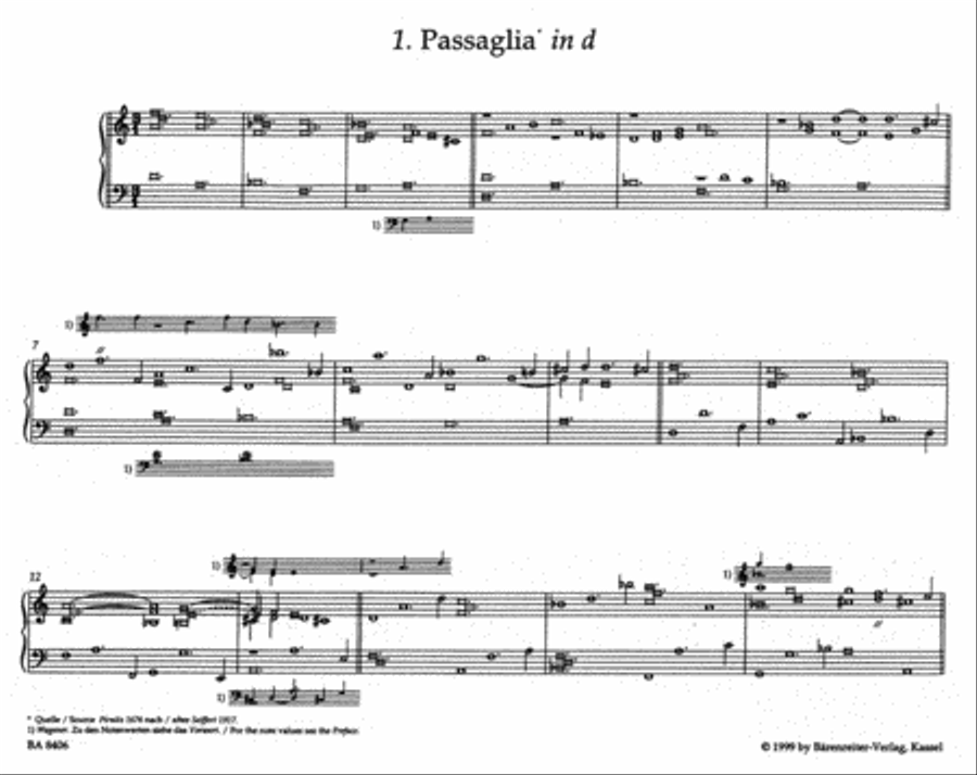 Werke abschriftlicher Überlieferung Organ scores gallery preview page 2