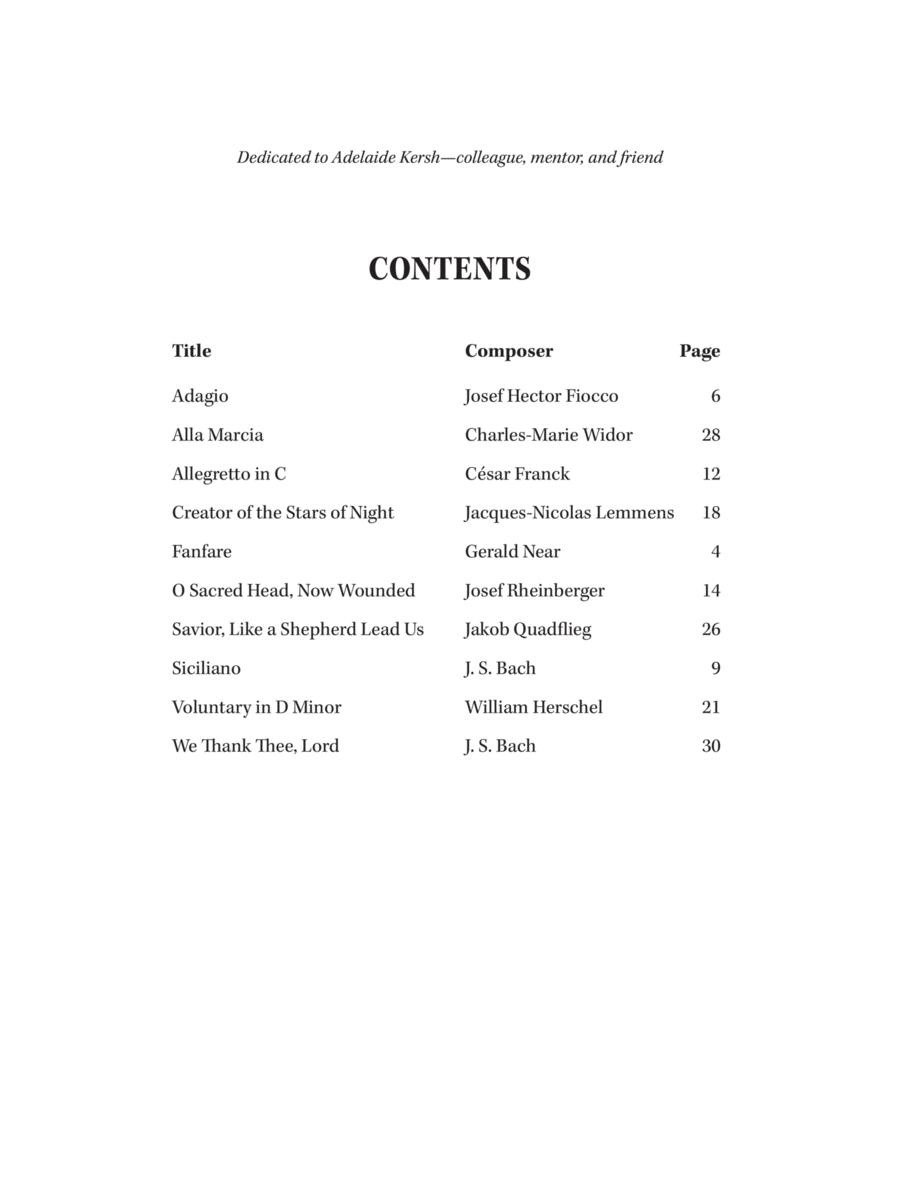 10 Transcriptions & Arrangements for Organ, Volume 2